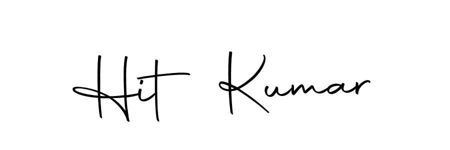 Use a signature maker to create a handwritten signature online. With this signature software, you can design (Autography-DOLnW) your own signature for name Hit Kumar. Hit Kumar signature style 10 images and pictures png