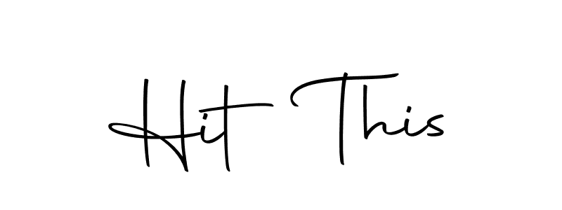 You should practise on your own different ways (Autography-DOLnW) to write your name (Hit This) in signature. don't let someone else do it for you. Hit This signature style 10 images and pictures png