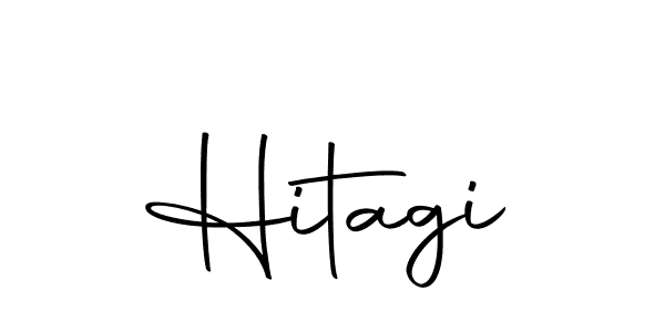 Create a beautiful signature design for name Hitagi. With this signature (Autography-DOLnW) fonts, you can make a handwritten signature for free. Hitagi signature style 10 images and pictures png