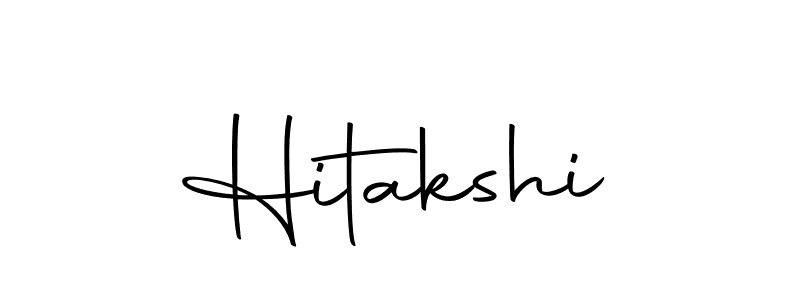 Make a beautiful signature design for name Hitakshi. With this signature (Autography-DOLnW) style, you can create a handwritten signature for free. Hitakshi signature style 10 images and pictures png