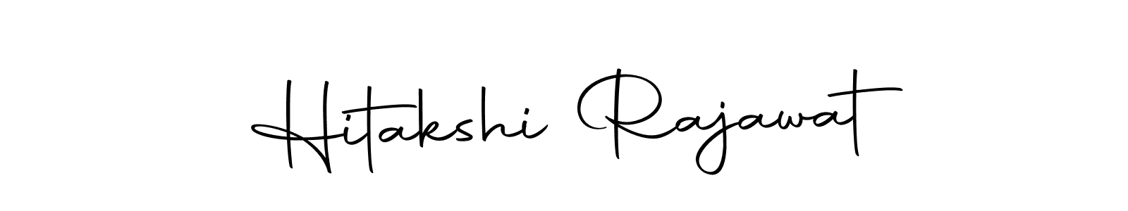 Create a beautiful signature design for name Hitakshi Rajawat. With this signature (Autography-DOLnW) fonts, you can make a handwritten signature for free. Hitakshi Rajawat signature style 10 images and pictures png