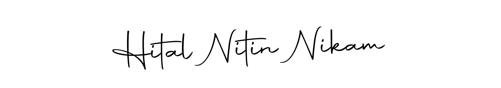 Also You can easily find your signature by using the search form. We will create Hital Nitin Nikam name handwritten signature images for you free of cost using Autography-DOLnW sign style. Hital Nitin Nikam signature style 10 images and pictures png