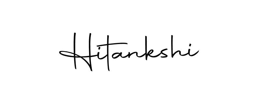 Use a signature maker to create a handwritten signature online. With this signature software, you can design (Autography-DOLnW) your own signature for name Hitankshi. Hitankshi signature style 10 images and pictures png