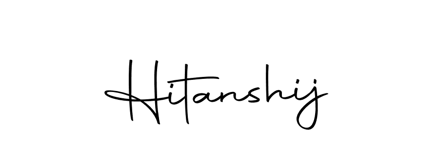 You should practise on your own different ways (Autography-DOLnW) to write your name (Hitanshij) in signature. don't let someone else do it for you. Hitanshij signature style 10 images and pictures png