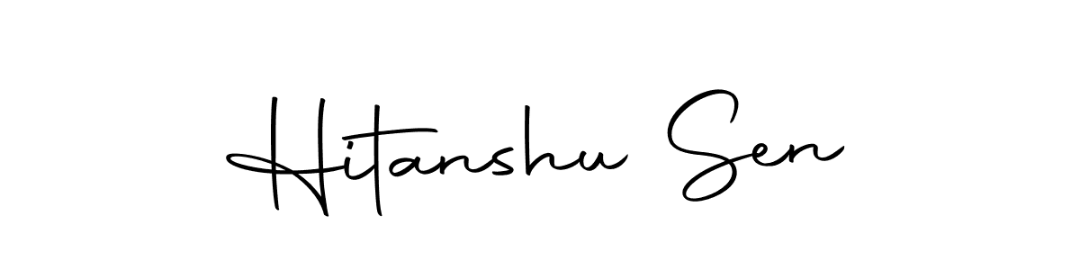 This is the best signature style for the Hitanshu Sen name. Also you like these signature font (Autography-DOLnW). Mix name signature. Hitanshu Sen signature style 10 images and pictures png