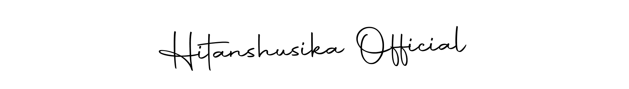 Make a beautiful signature design for name Hitanshusika Official. With this signature (Autography-DOLnW) style, you can create a handwritten signature for free. Hitanshusika Official signature style 10 images and pictures png
