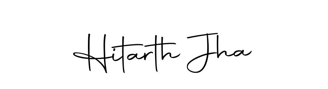 You can use this online signature creator to create a handwritten signature for the name Hitarth Jha. This is the best online autograph maker. Hitarth Jha signature style 10 images and pictures png