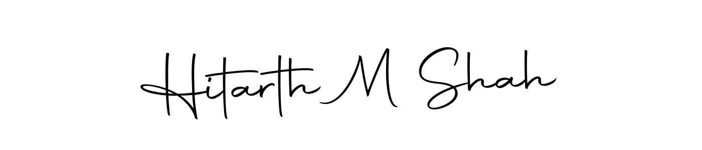if you are searching for the best signature style for your name Hitarth M Shah. so please give up your signature search. here we have designed multiple signature styles  using Autography-DOLnW. Hitarth M Shah signature style 10 images and pictures png