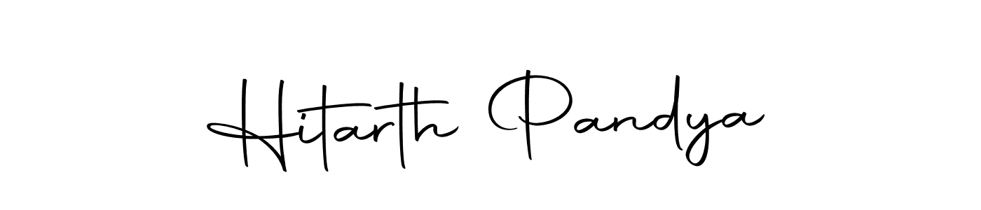 Make a beautiful signature design for name Hitarth Pandya. With this signature (Autography-DOLnW) style, you can create a handwritten signature for free. Hitarth Pandya signature style 10 images and pictures png