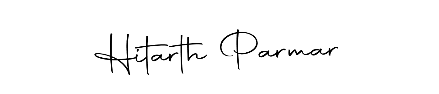 Also we have Hitarth Parmar name is the best signature style. Create professional handwritten signature collection using Autography-DOLnW autograph style. Hitarth Parmar signature style 10 images and pictures png