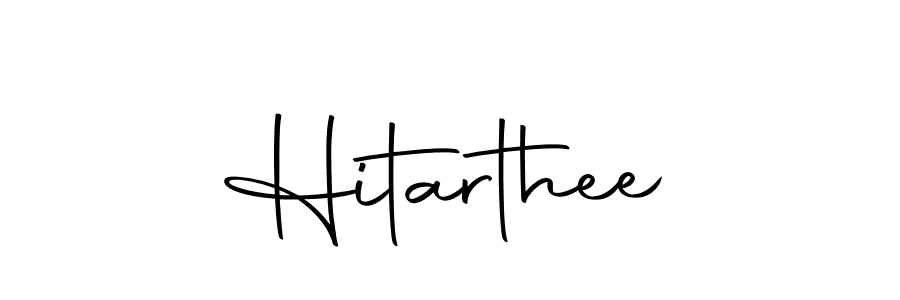 How to make Hitarthee signature? Autography-DOLnW is a professional autograph style. Create handwritten signature for Hitarthee name. Hitarthee signature style 10 images and pictures png