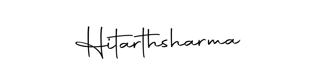 Also we have Hitarthsharma name is the best signature style. Create professional handwritten signature collection using Autography-DOLnW autograph style. Hitarthsharma signature style 10 images and pictures png