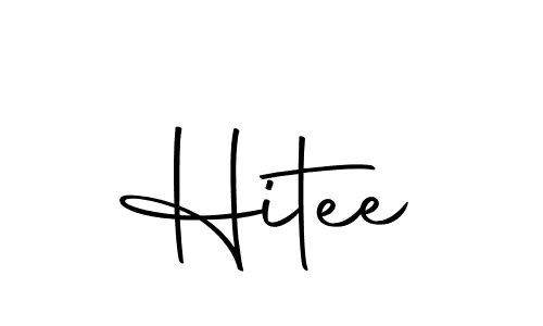 How to make Hitee signature? Autography-DOLnW is a professional autograph style. Create handwritten signature for Hitee name. Hitee signature style 10 images and pictures png