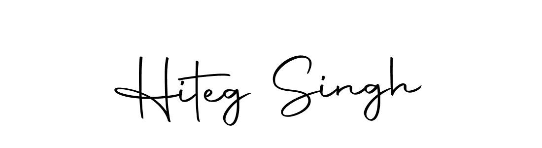 The best way (Autography-DOLnW) to make a short signature is to pick only two or three words in your name. The name Hiteg Singh include a total of six letters. For converting this name. Hiteg Singh signature style 10 images and pictures png