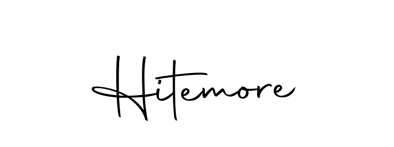 How to make Hitemore name signature. Use Autography-DOLnW style for creating short signs online. This is the latest handwritten sign. Hitemore signature style 10 images and pictures png