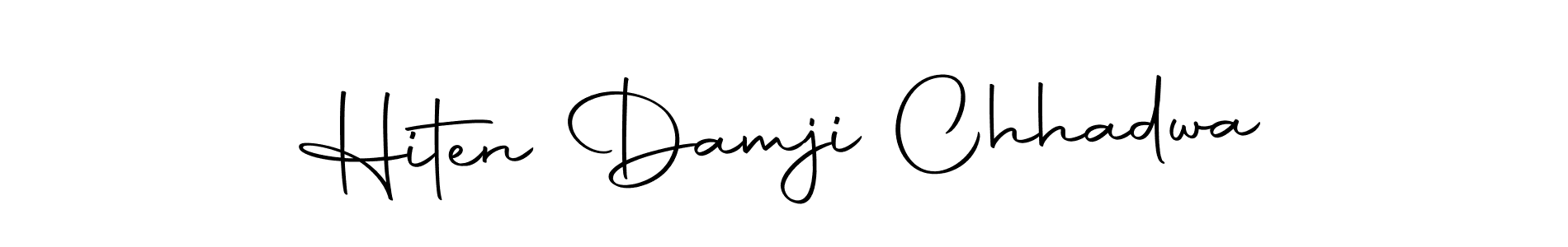 Make a beautiful signature design for name Hiten Damji Chhadwa. Use this online signature maker to create a handwritten signature for free. Hiten Damji Chhadwa signature style 10 images and pictures png