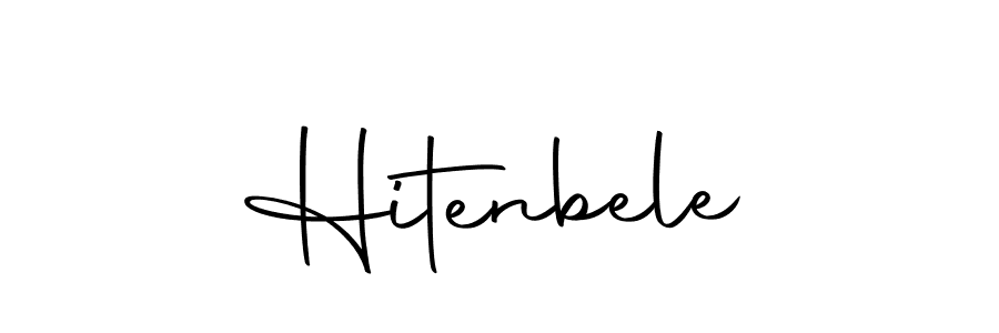 Make a beautiful signature design for name Hitenbele. With this signature (Autography-DOLnW) style, you can create a handwritten signature for free. Hitenbele signature style 10 images and pictures png