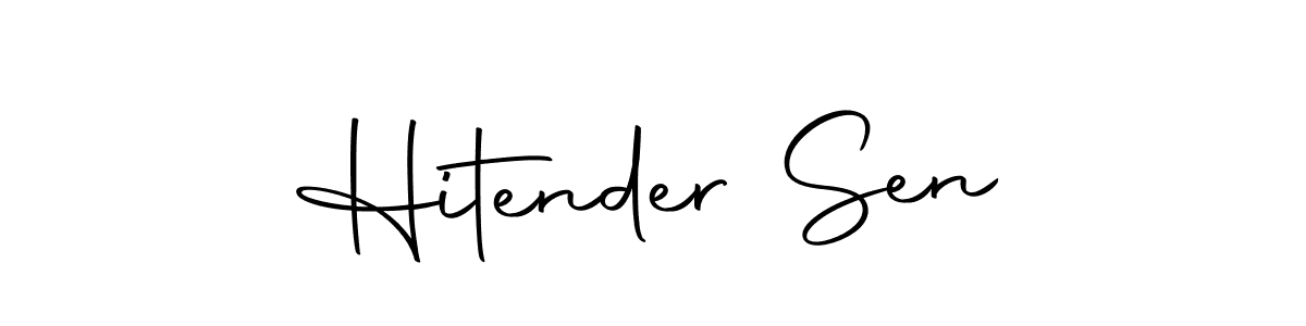 You can use this online signature creator to create a handwritten signature for the name Hitender Sen. This is the best online autograph maker. Hitender Sen signature style 10 images and pictures png