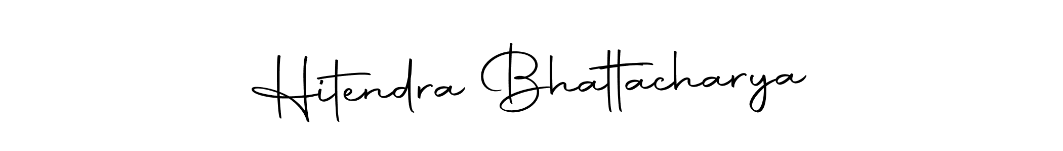Design your own signature with our free online signature maker. With this signature software, you can create a handwritten (Autography-DOLnW) signature for name Hitendra Bhattacharya. Hitendra Bhattacharya signature style 10 images and pictures png