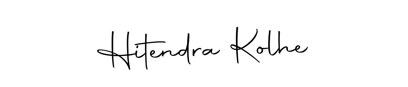 Create a beautiful signature design for name Hitendra Kolhe. With this signature (Autography-DOLnW) fonts, you can make a handwritten signature for free. Hitendra Kolhe signature style 10 images and pictures png
