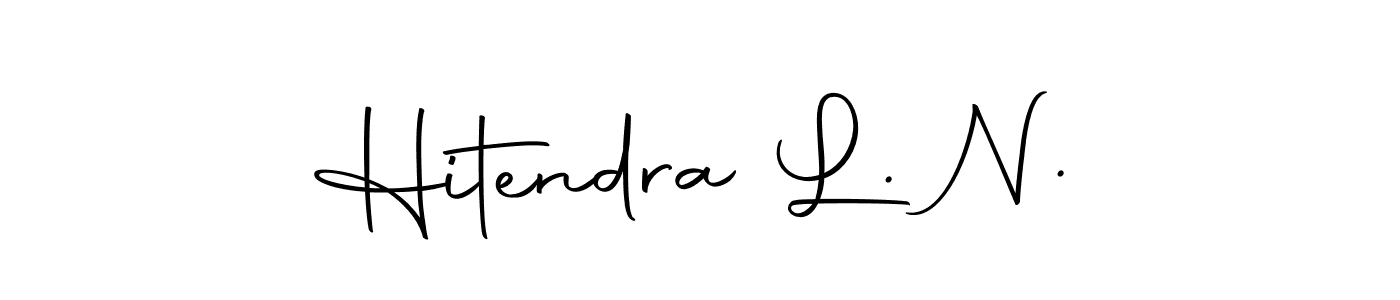 Best and Professional Signature Style for Hitendra L. N.. Autography-DOLnW Best Signature Style Collection. Hitendra L. N. signature style 10 images and pictures png