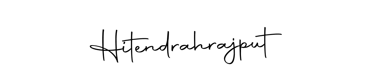 Design your own signature with our free online signature maker. With this signature software, you can create a handwritten (Autography-DOLnW) signature for name Hitendrahrajput. Hitendrahrajput signature style 10 images and pictures png