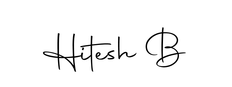 Autography-DOLnW is a professional signature style that is perfect for those who want to add a touch of class to their signature. It is also a great choice for those who want to make their signature more unique. Get Hitesh B name to fancy signature for free. Hitesh B signature style 10 images and pictures png