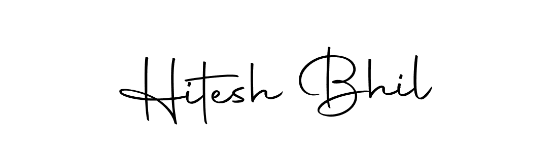 Make a short Hitesh Bhil signature style. Manage your documents anywhere anytime using Autography-DOLnW. Create and add eSignatures, submit forms, share and send files easily. Hitesh Bhil signature style 10 images and pictures png
