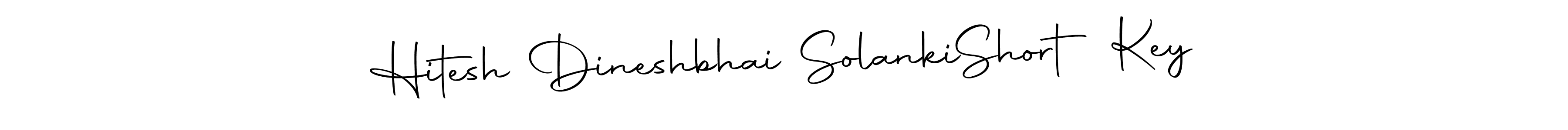 Make a beautiful signature design for name Hitesh Dineshbhai Solanki  Short Key. With this signature (Autography-DOLnW) style, you can create a handwritten signature for free. Hitesh Dineshbhai Solanki  Short Key signature style 10 images and pictures png