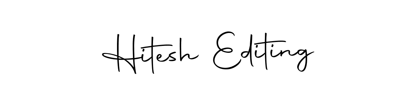 How to make Hitesh Editing signature? Autography-DOLnW is a professional autograph style. Create handwritten signature for Hitesh Editing name. Hitesh Editing signature style 10 images and pictures png