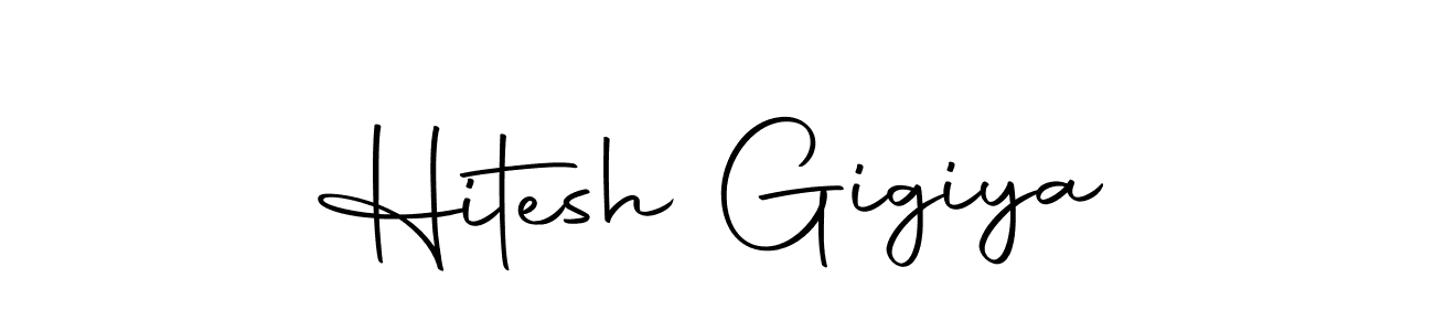 Make a beautiful signature design for name Hitesh Gigiya. Use this online signature maker to create a handwritten signature for free. Hitesh Gigiya signature style 10 images and pictures png