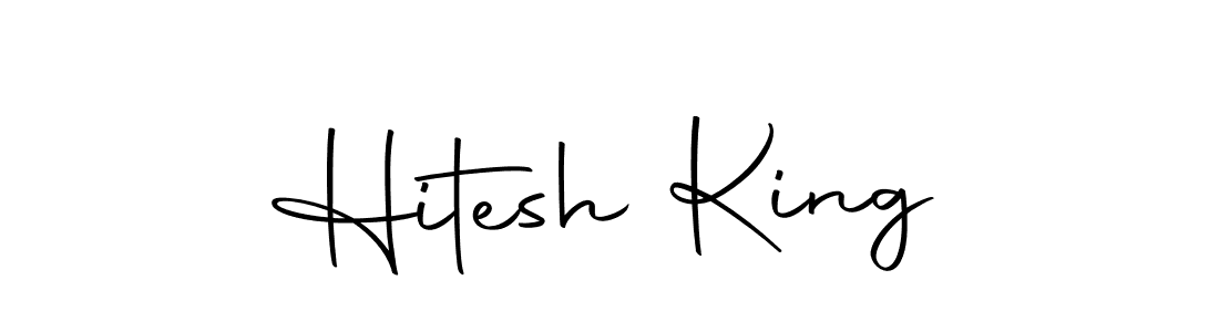 if you are searching for the best signature style for your name Hitesh King. so please give up your signature search. here we have designed multiple signature styles  using Autography-DOLnW. Hitesh King signature style 10 images and pictures png