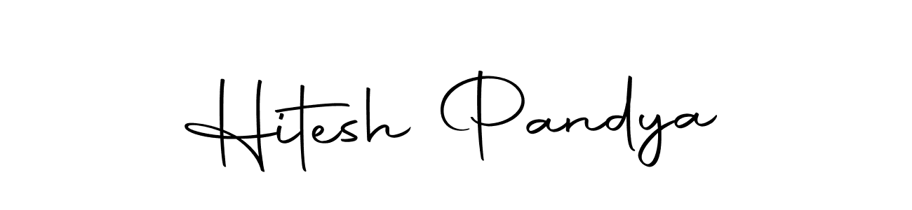 Make a short Hitesh Pandya signature style. Manage your documents anywhere anytime using Autography-DOLnW. Create and add eSignatures, submit forms, share and send files easily. Hitesh Pandya signature style 10 images and pictures png