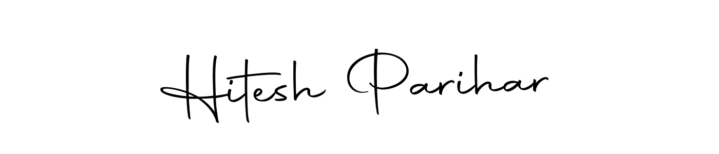 You can use this online signature creator to create a handwritten signature for the name Hitesh Parihar. This is the best online autograph maker. Hitesh Parihar signature style 10 images and pictures png