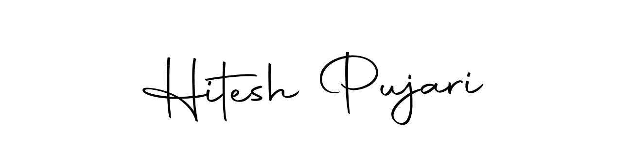 Here are the top 10 professional signature styles for the name Hitesh Pujari. These are the best autograph styles you can use for your name. Hitesh Pujari signature style 10 images and pictures png