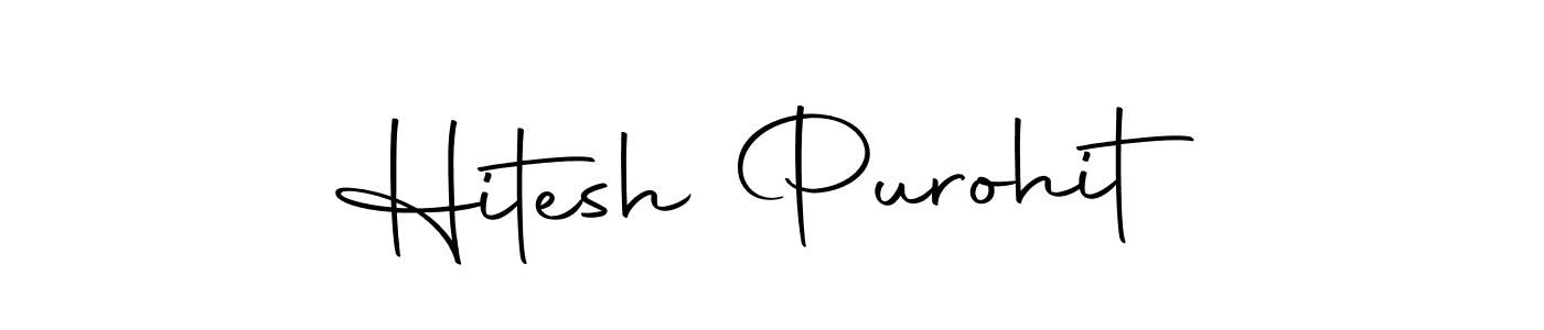 How to make Hitesh Purohit signature? Autography-DOLnW is a professional autograph style. Create handwritten signature for Hitesh Purohit name. Hitesh Purohit signature style 10 images and pictures png