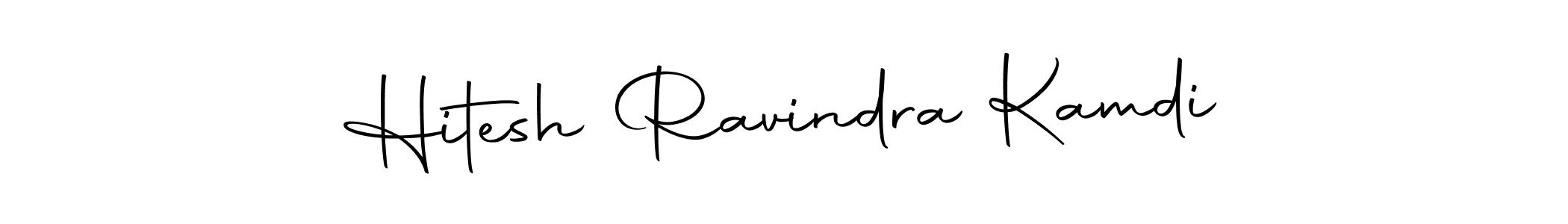 Design your own signature with our free online signature maker. With this signature software, you can create a handwritten (Autography-DOLnW) signature for name Hitesh Ravindra Kamdi. Hitesh Ravindra Kamdi signature style 10 images and pictures png