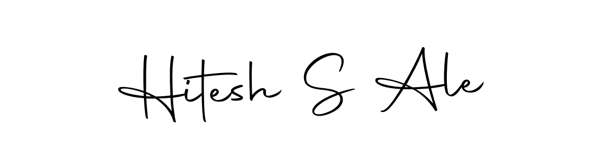 Make a short Hitesh S Ale signature style. Manage your documents anywhere anytime using Autography-DOLnW. Create and add eSignatures, submit forms, share and send files easily. Hitesh S Ale signature style 10 images and pictures png