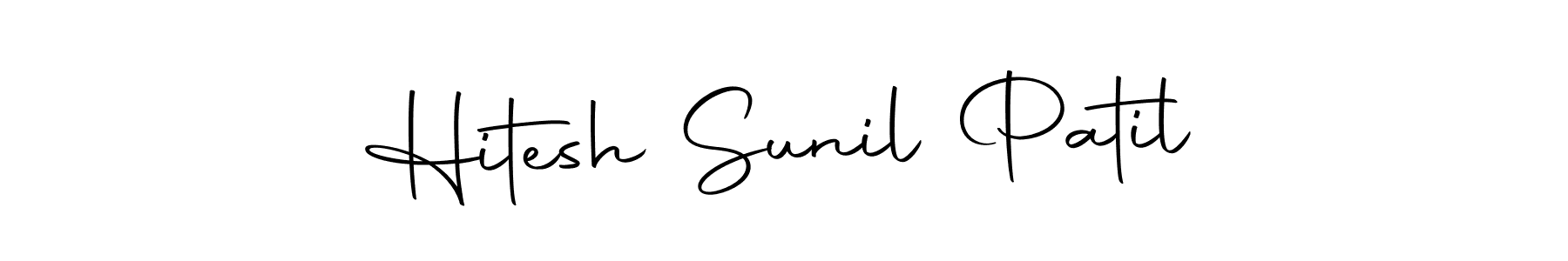 The best way (Autography-DOLnW) to make a short signature is to pick only two or three words in your name. The name Hitesh Sunil Patil include a total of six letters. For converting this name. Hitesh Sunil Patil signature style 10 images and pictures png