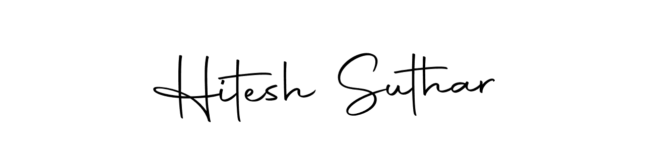 You should practise on your own different ways (Autography-DOLnW) to write your name (Hitesh Suthar) in signature. don't let someone else do it for you. Hitesh Suthar signature style 10 images and pictures png