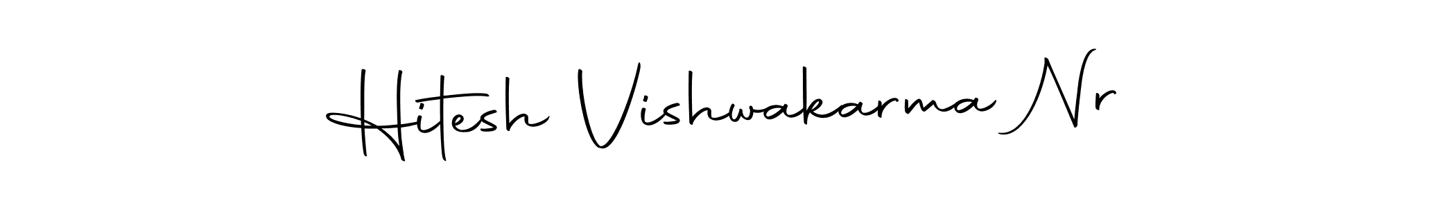 Create a beautiful signature design for name Hitesh Vishwakarma Nr. With this signature (Autography-DOLnW) fonts, you can make a handwritten signature for free. Hitesh Vishwakarma Nr signature style 10 images and pictures png