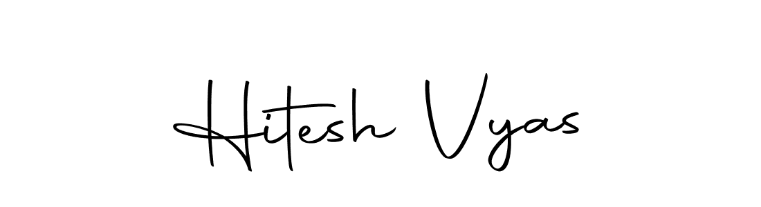 You should practise on your own different ways (Autography-DOLnW) to write your name (Hitesh Vyas) in signature. don't let someone else do it for you. Hitesh Vyas signature style 10 images and pictures png