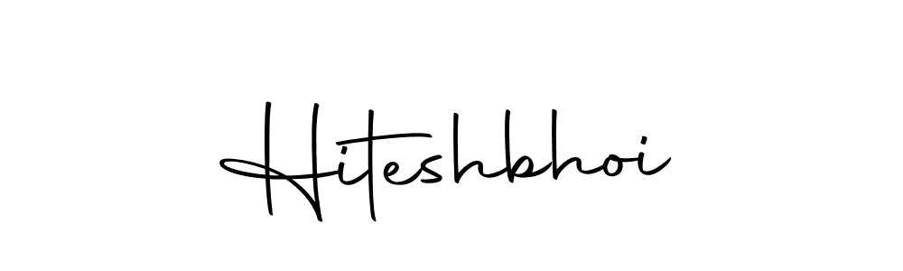 Use a signature maker to create a handwritten signature online. With this signature software, you can design (Autography-DOLnW) your own signature for name Hiteshbhoi. Hiteshbhoi signature style 10 images and pictures png