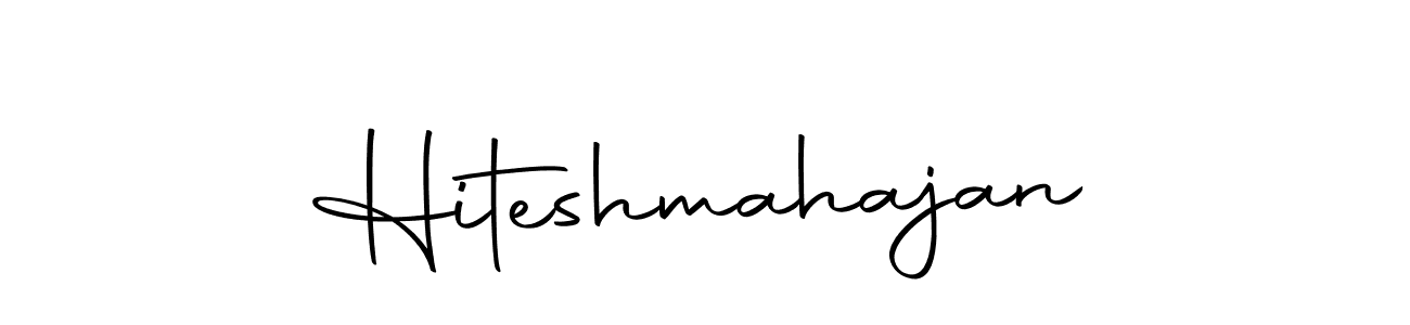 Use a signature maker to create a handwritten signature online. With this signature software, you can design (Autography-DOLnW) your own signature for name Hiteshmahajan. Hiteshmahajan signature style 10 images and pictures png
