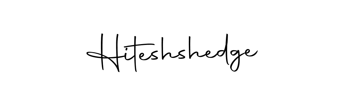 Create a beautiful signature design for name Hiteshshedge. With this signature (Autography-DOLnW) fonts, you can make a handwritten signature for free. Hiteshshedge signature style 10 images and pictures png