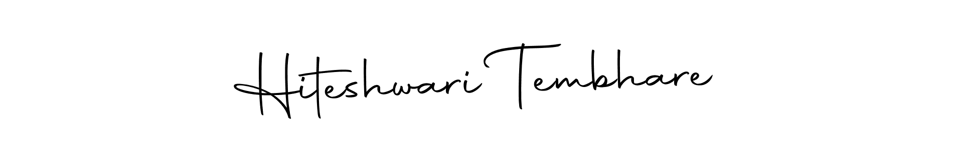 How to make Hiteshwari Tembhare signature? Autography-DOLnW is a professional autograph style. Create handwritten signature for Hiteshwari Tembhare name. Hiteshwari Tembhare signature style 10 images and pictures png