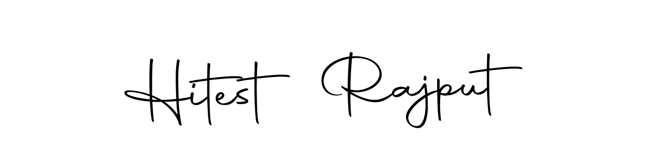 How to make Hitest Rajput name signature. Use Autography-DOLnW style for creating short signs online. This is the latest handwritten sign. Hitest Rajput signature style 10 images and pictures png