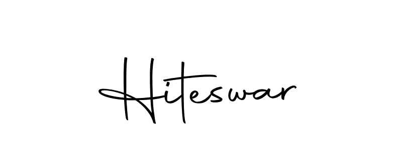 The best way (Autography-DOLnW) to make a short signature is to pick only two or three words in your name. The name Hiteswar include a total of six letters. For converting this name. Hiteswar signature style 10 images and pictures png