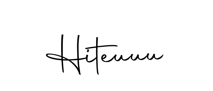 Similarly Autography-DOLnW is the best handwritten signature design. Signature creator online .You can use it as an online autograph creator for name Hiteuuu. Hiteuuu signature style 10 images and pictures png