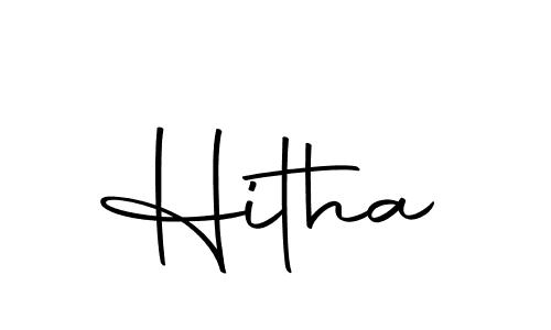 The best way (Autography-DOLnW) to make a short signature is to pick only two or three words in your name. The name Hitha include a total of six letters. For converting this name. Hitha signature style 10 images and pictures png